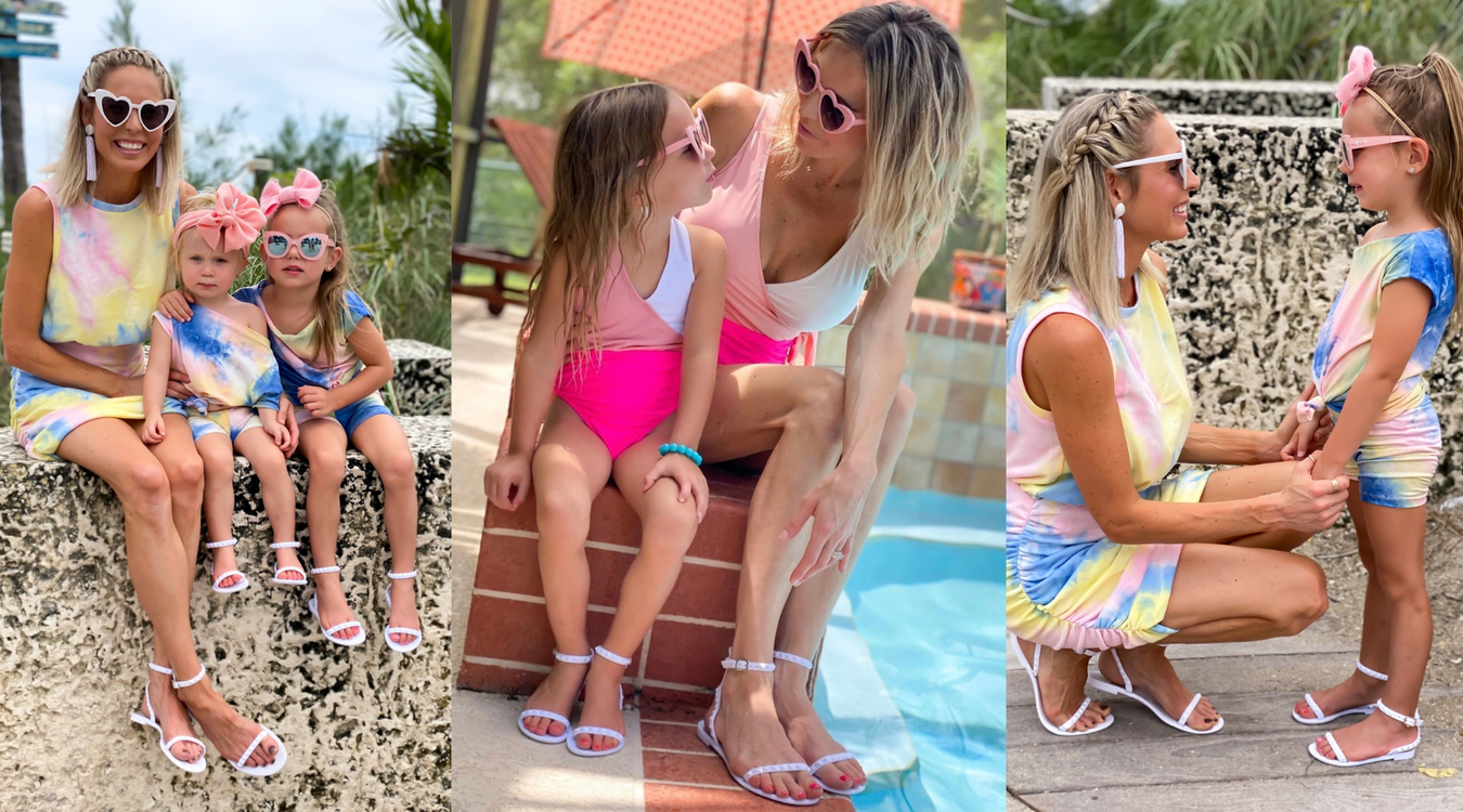 Alexandria Brandao Shoe's Mommy and Me Shoe Collection. Mommy and me sandals that compete their mommy and me outfits!