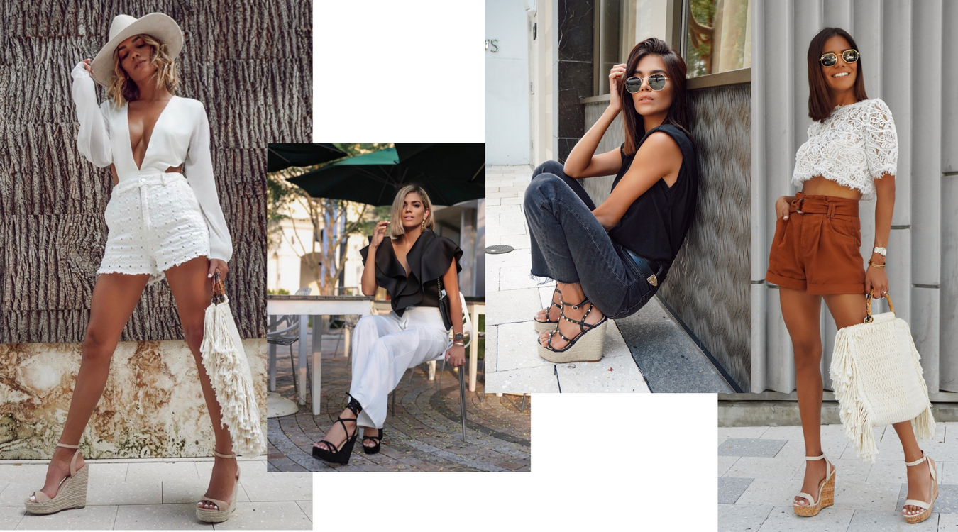 Alexandria Brandao Shoe's Women's wedge heels.
