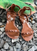 KIDS BROWN JELLY SANDALS