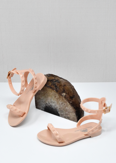 SHOES BBY ALEXANDRIA BRANDAO ARIA KIDS NUDE SANDALS