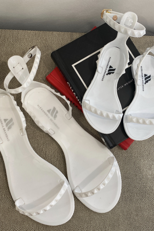 mommy and me matching white jelly sandals for mommy and me mother daughter matching outfits