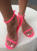 Aria Neon Pink waterproof sandals.