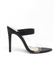 Audrey Heels with Clear Strap in Black 