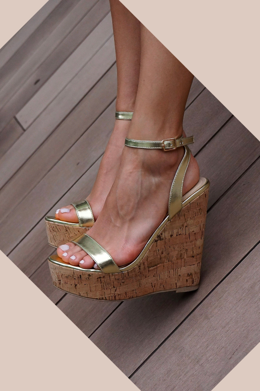 Amora Gold Wedges Amora Gold Wedges