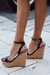 Amora Black Wedges by ALEXANDRIA BRANDAO