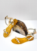 SHOES BY ALEXANDRIA BRANDAO ARIA KIDS DARK GOLD SANDALS
