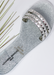 SHOES BY ALEXANDRIA BRANDAO ARIA B SILVER SUMMER SLIDES AND WATERPROOF SANDALS 