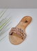 SHOES BY ALEXANDRIA BRANDAO ARIA B ROSE GOLD SLIDES