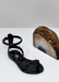 SHOES BY ALEXANDRIA BRANDAO ARIA KIDS BLACK SANDALS