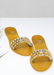 *NEW* Aria B Dark Gold Slide Sandals