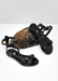 SHOES BY ALEXANDRIA BRANDAO ARIA KIDS BLACK SANDALS