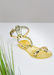 SHOES BY ALEXANDRIA BRANDO ARIA KIDS LIGHT GOLD GIRLS SANDAL