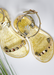 SHOES BY ALEXANDRIA BRANDO ARIA TODDLER LIGHT GOLD SANDAL