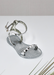 SHOES BY ALEXANDRIA BRANDAO ARIA KIDS SILVER SANDALS