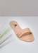 SHOES BY ALEXANDRIA BRANDAO ARIA B NUDE WATERROOF SUMMER SLIDES 