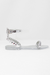 SHOES BY ALEXANDRIA BRANDAO MOMMY AND ME silver JELLY SANDALS