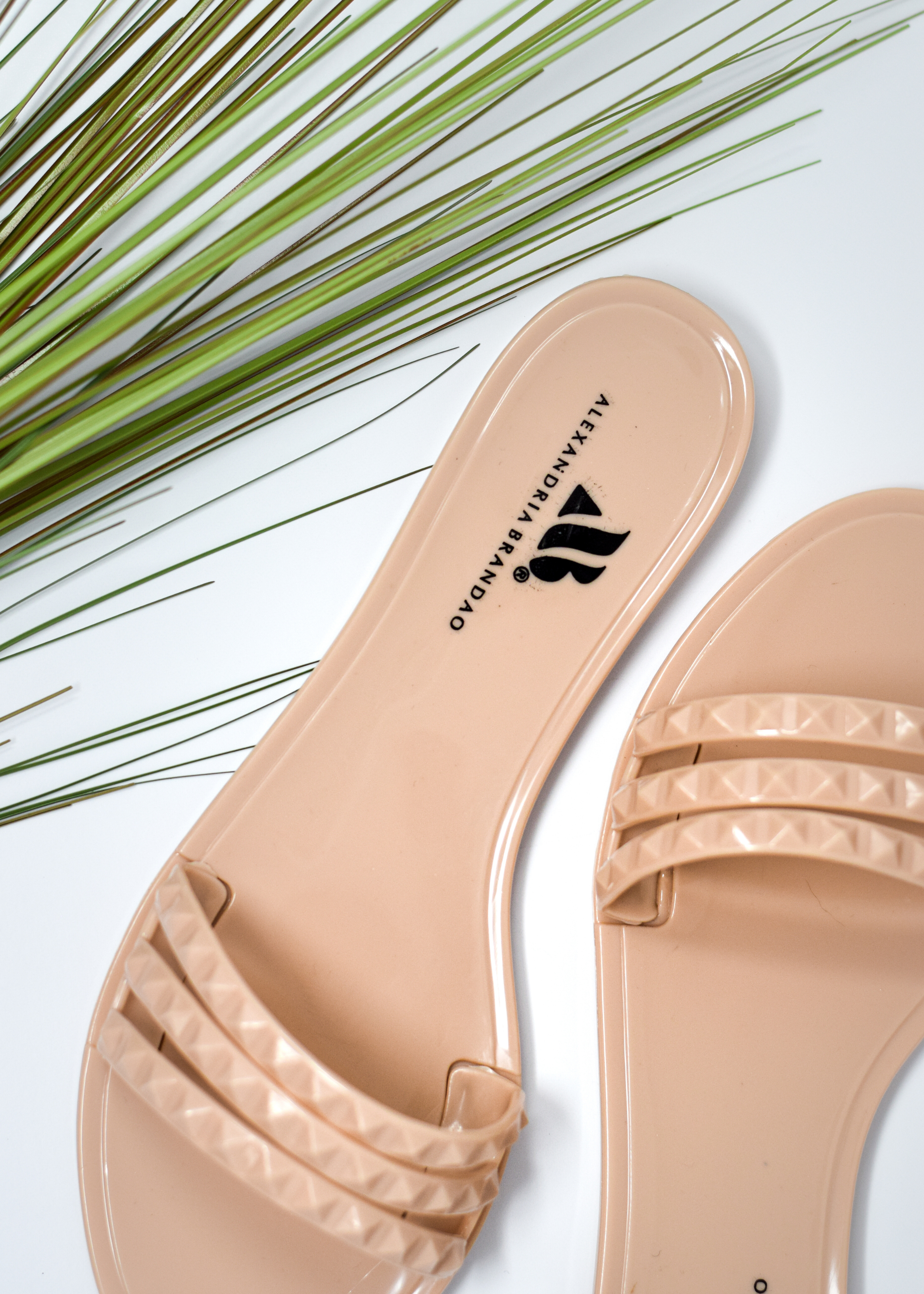 SHOES BY ALEXANDRIA BRANDAO ARIA B NUDE LIGHTWIEGHT COMFORTABLE SANDALS FOR WOMEN