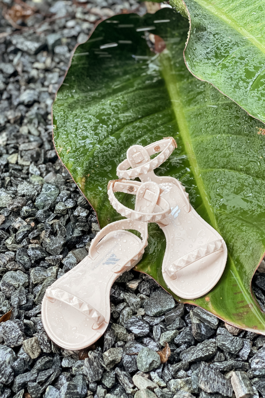 MOMMY AND ME NUDE JELLY SANDALS BY SHOE BY Alexandria Brandao. MATCHING MOTHER DAUGHTER SUMMER WATERPROOF SANDALS.