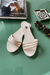Women's Aria B nude waterproof slide on jelly sandals by Alexandria Brandao FOR EVERYDAY WEAR AND SUMMER FASHION