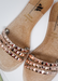 SHOES BY ALEXANDRIA BRANDAO ARIA B ROSE GOLD SLIDES