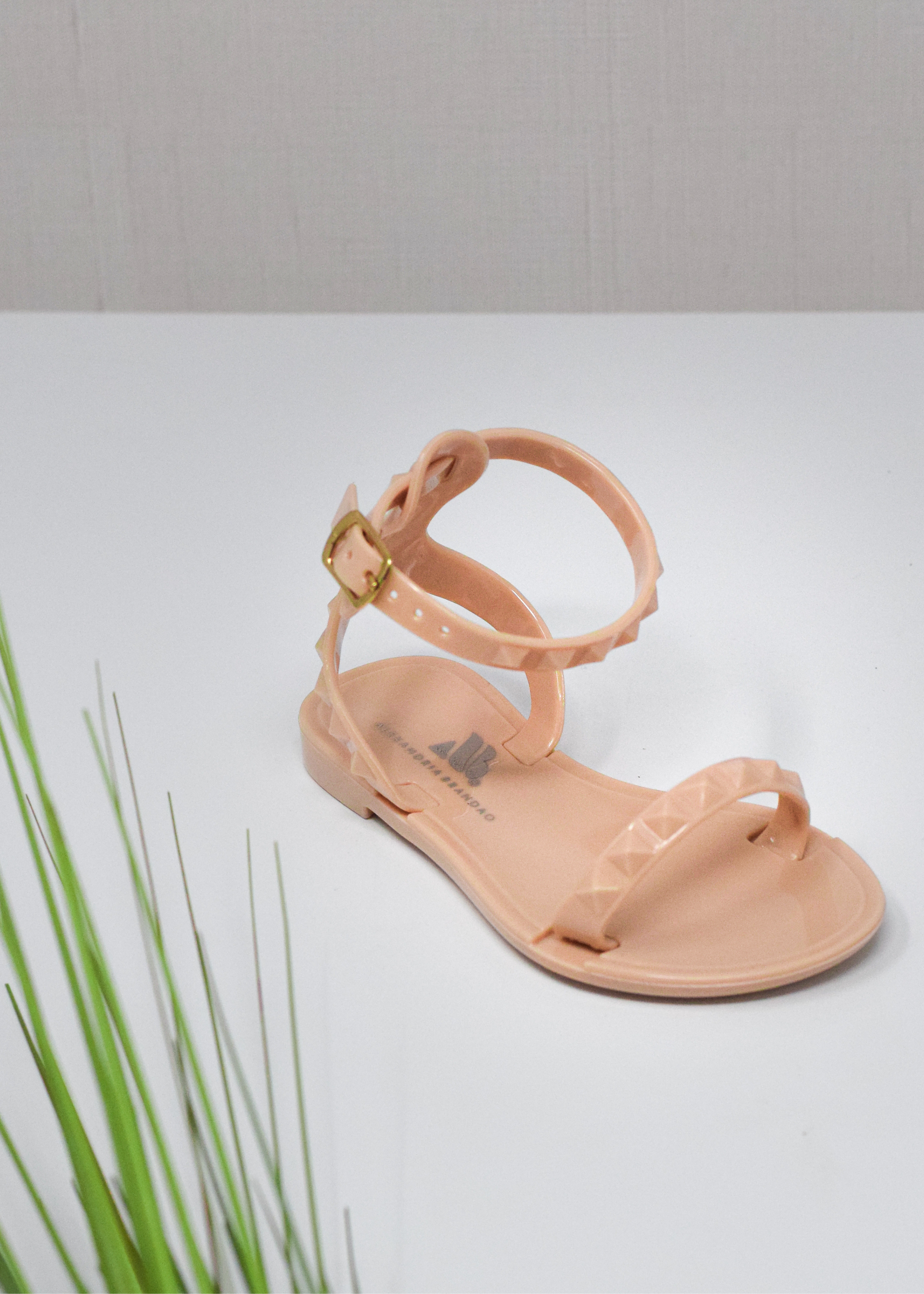 SHOES BBY ALEXANDRIA BRANDAO ARIA KIDS NUDE SANDALS