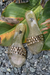 Three row studded sandal in dark gold glitter style by Shoes by Alexandria Brandao. Women's fashion jelly sandal that is a waterproof sandal, travel sandal, and summer sandal perfect for any summer outfit.