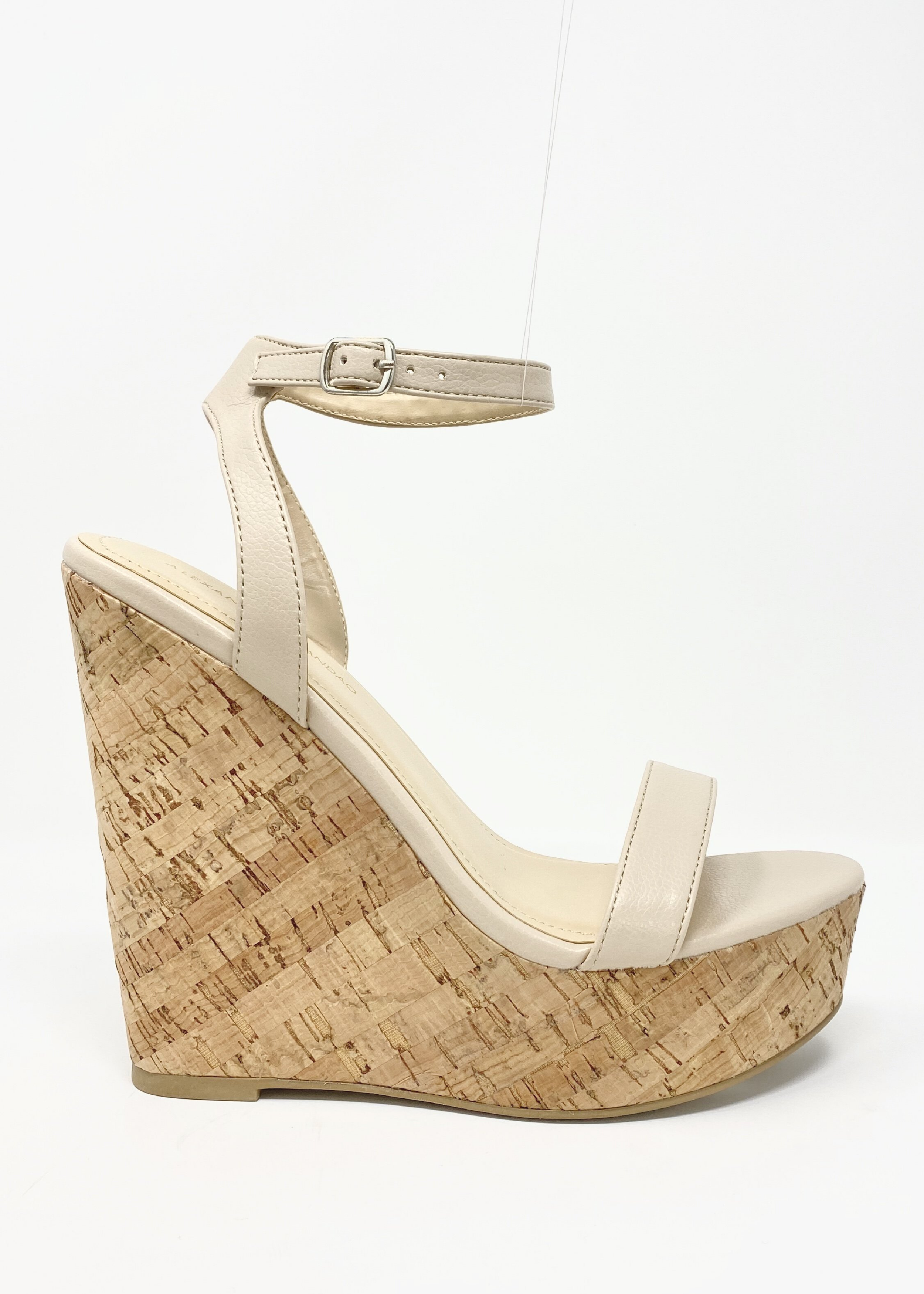 Ladies nude wedge shop sandals