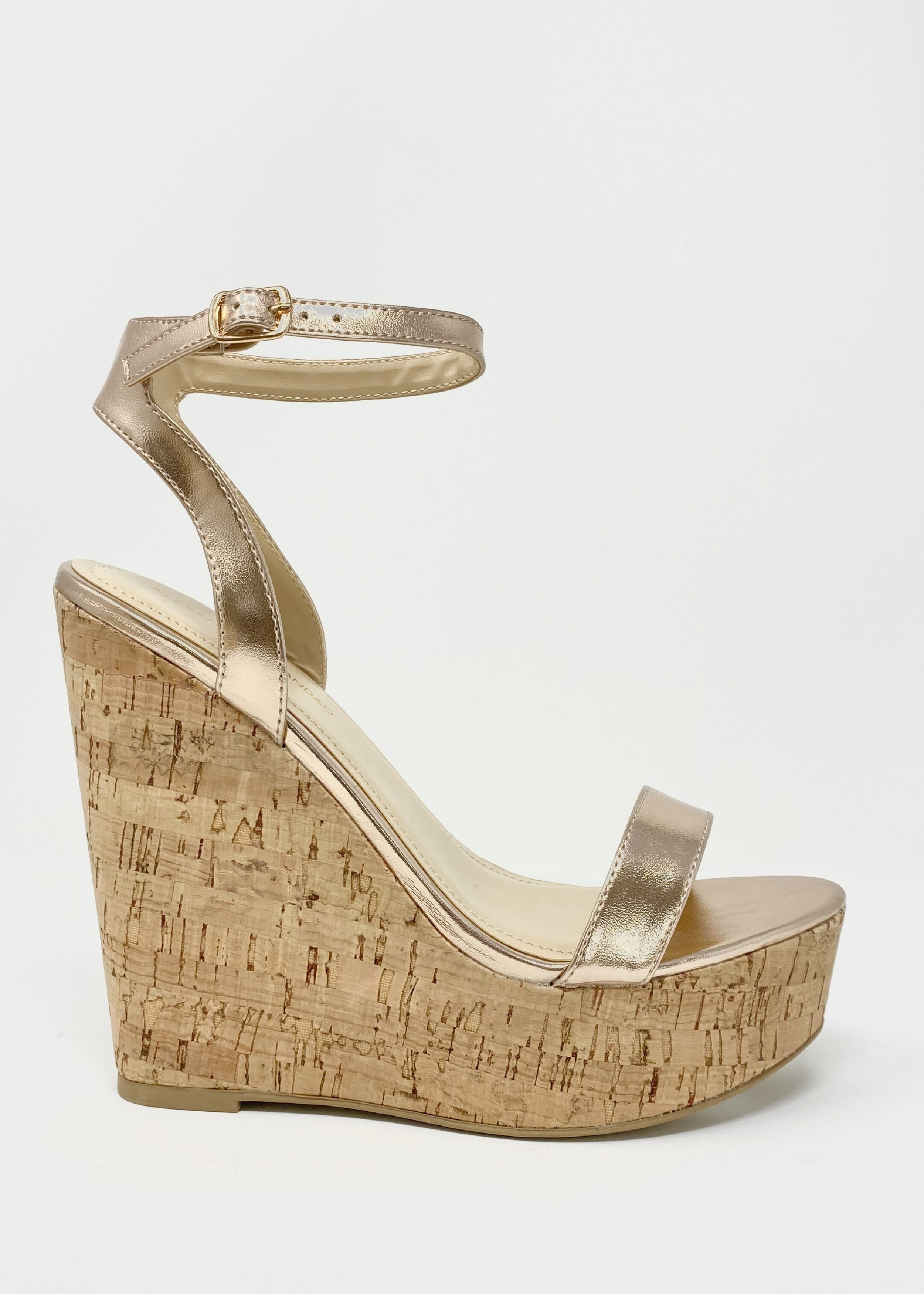 Amora Rose Gold Wedges — Shoes by Alexandria Brandao