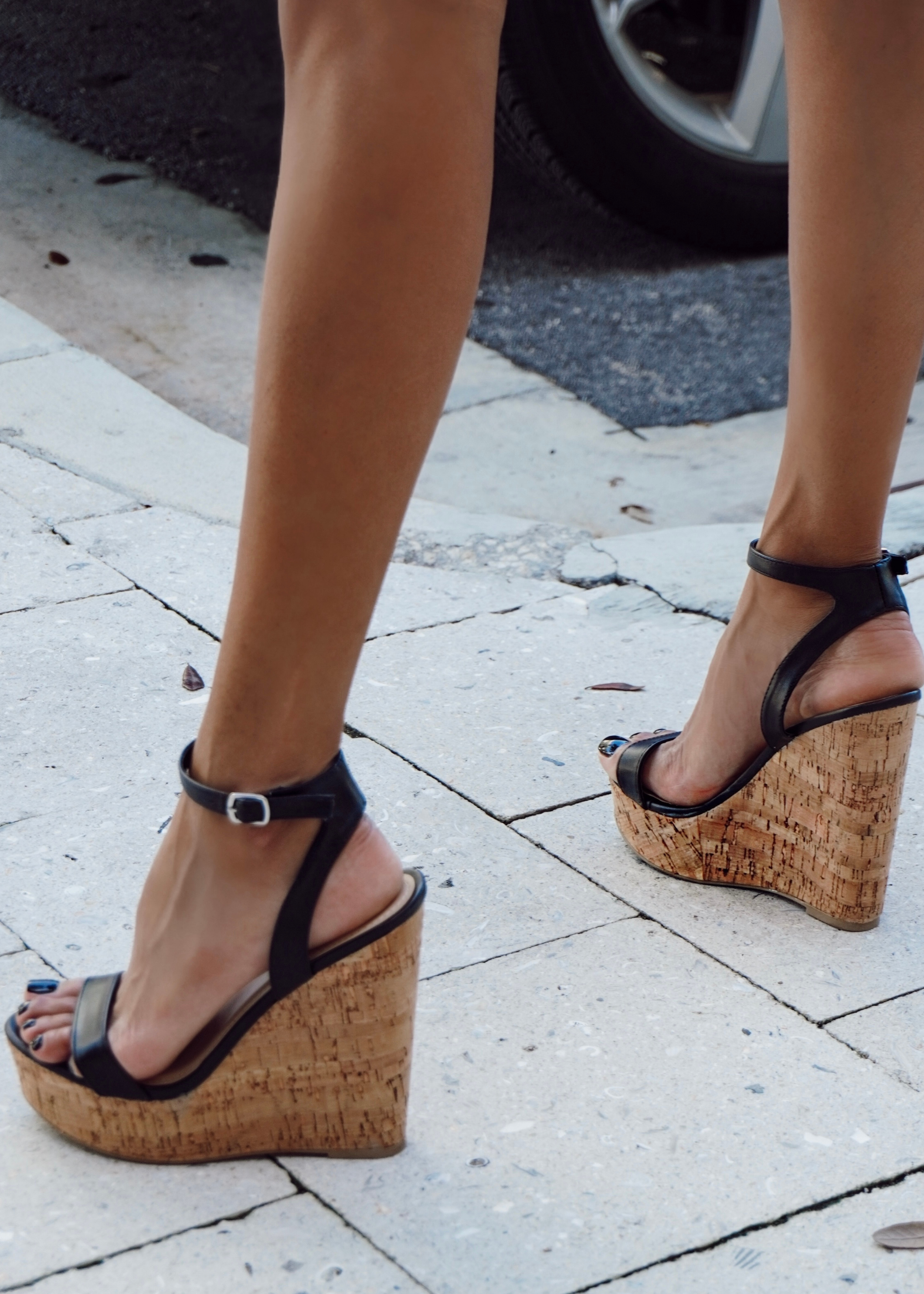 Womens black wedges hotsell