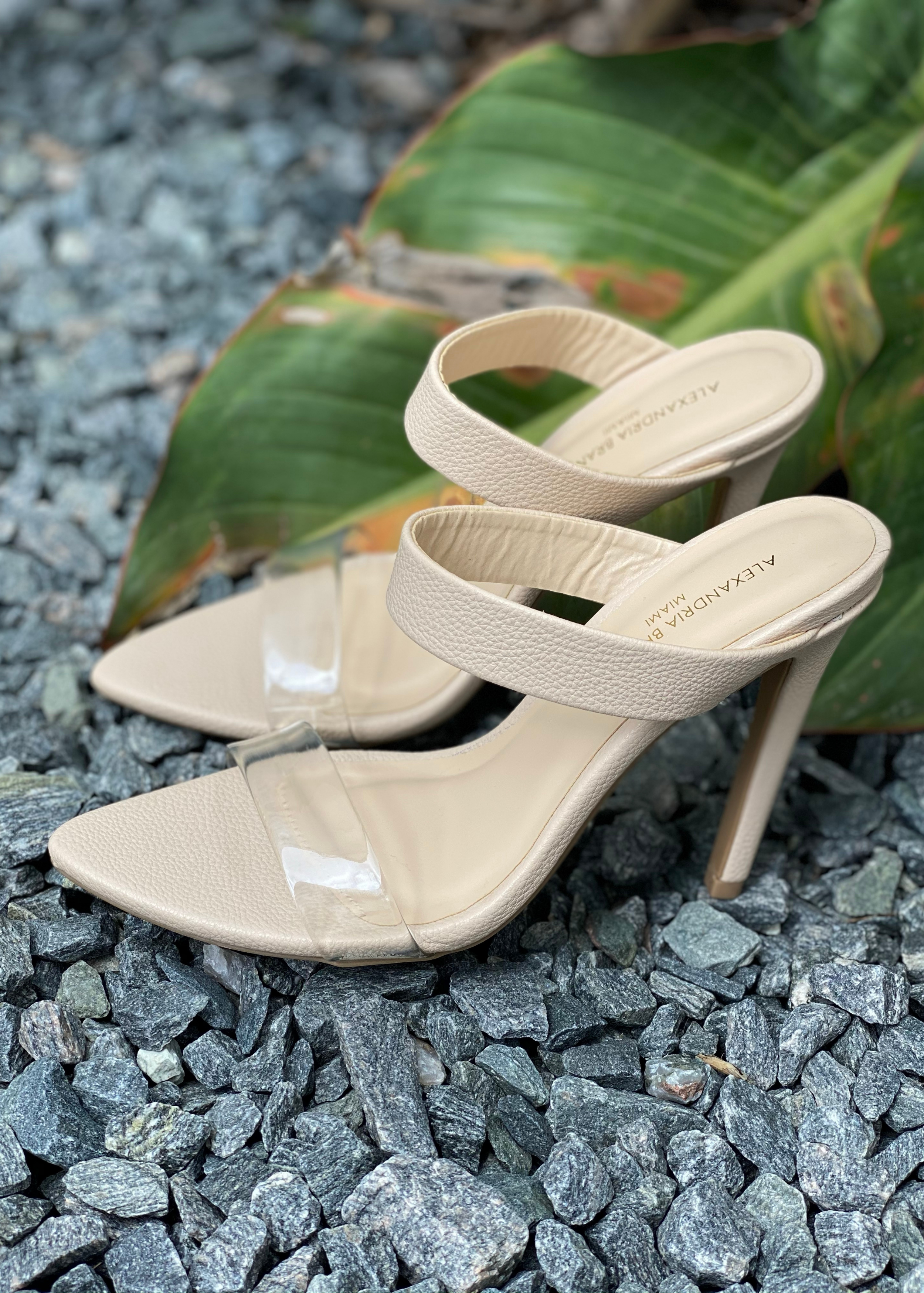 Audrey Nude Slide-on Heels – STYLED BY ALX COUTURE