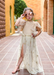@RIVER_N_RAIN dressed on a sparkly gold outfit paired with our Aria Kids rose goldsandals.