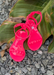 Aria Kids neon pink jelly sandals