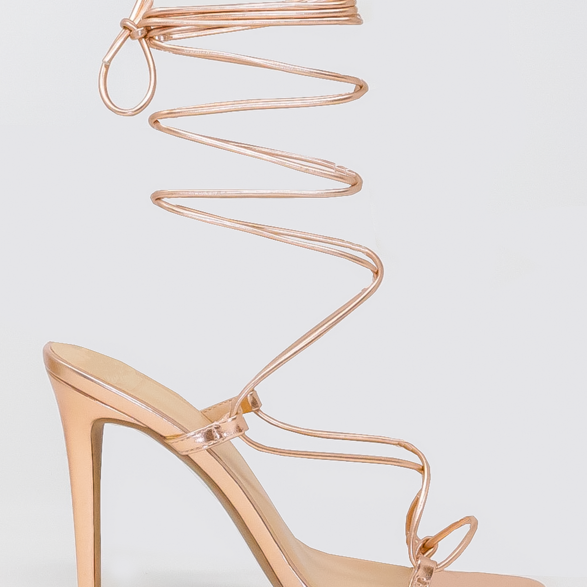 Rose gold heels missguided on sale